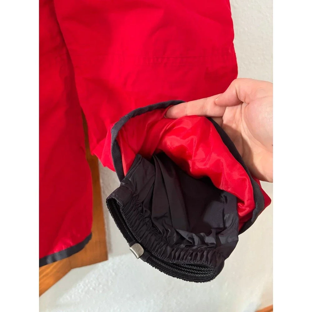 Boys Boden 7/8 128 red waterproof trouser snow pants winter ski
